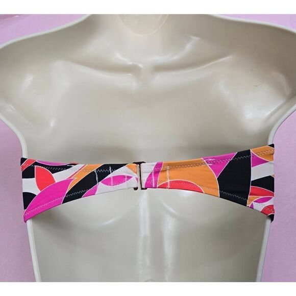 Shade & Shore Multi Colored Bandeau 32B - Picture 2 of 3